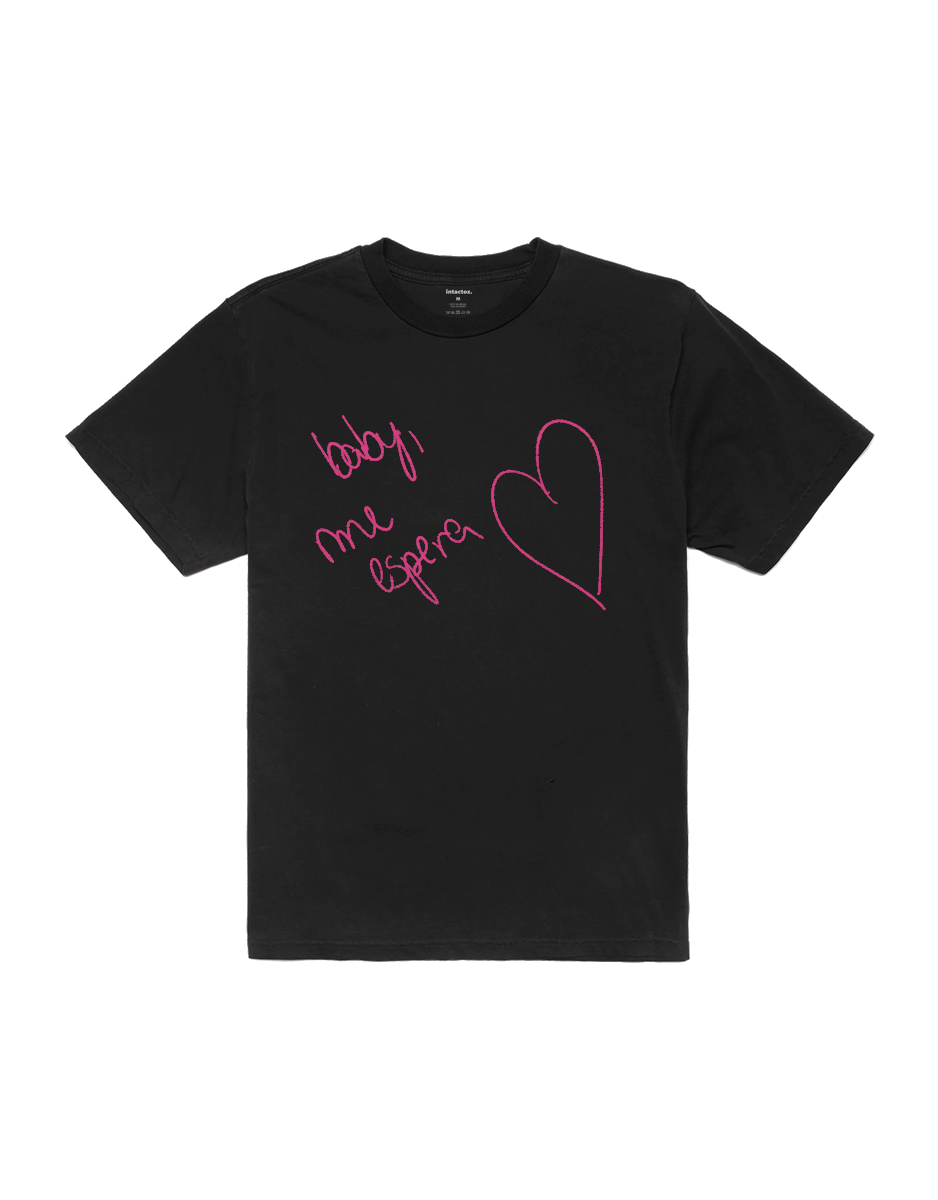 Camiseta Sidoka Baby, Me Espera Preta