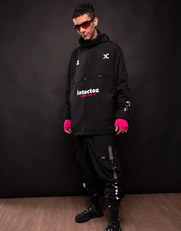 Jaqueta Anorak Sidoka & Intactoz x Kace Preta