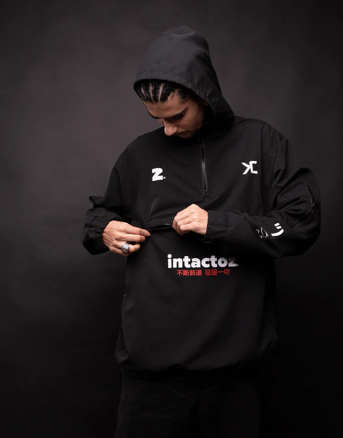 Jaqueta Anorak Sidoka & Intactoz x Kace Preta